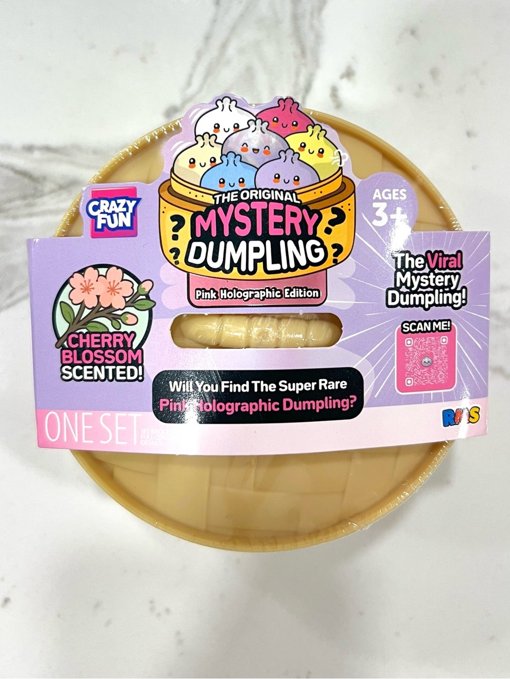 NWT SEALED RMS Mystery Dumpling - Pink Holographic Cherry Blossom Scented